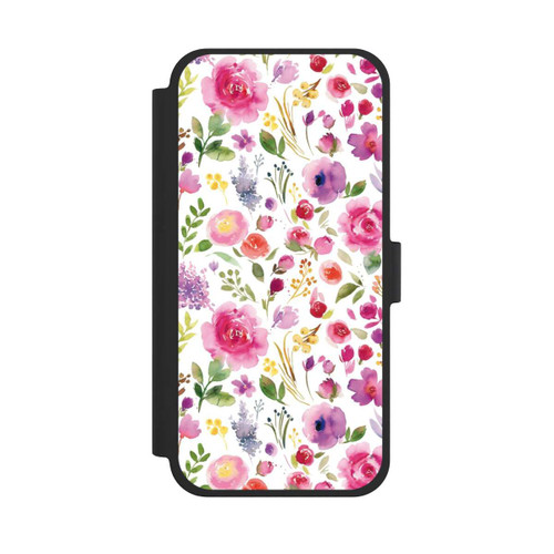 Apple iPhone 15 Plus NIVOflip Roses Flowers Purple