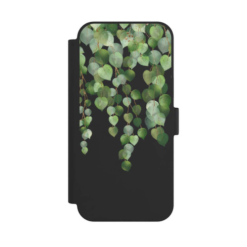 Apple iPhone 15 Plus NIVOflip Eucalyptus Hanging Watercolor Transparent