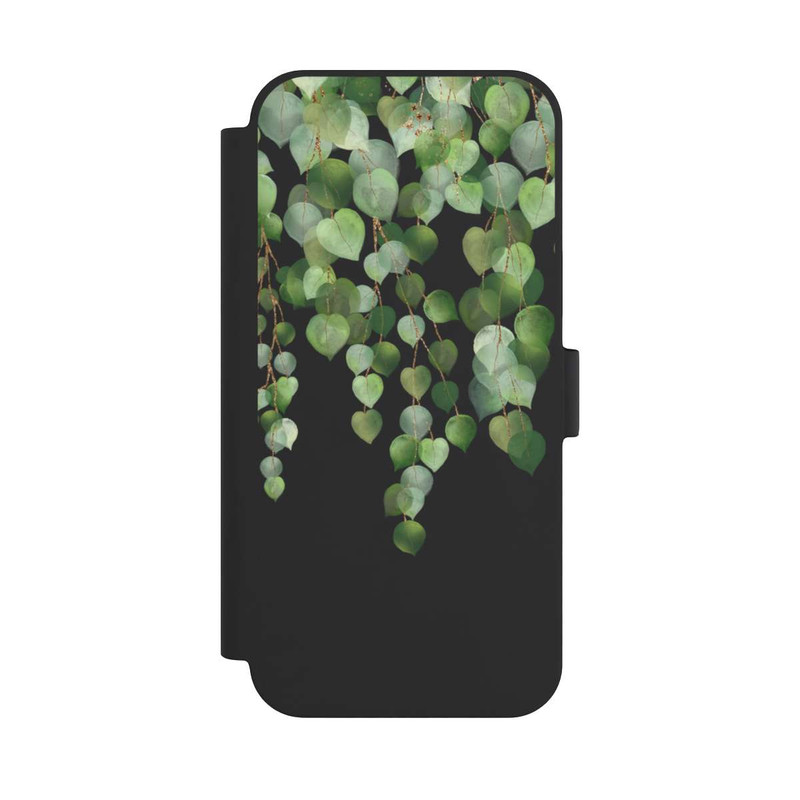 iPhone 15 Plus NIVOflip Eucalyptus Hanging Watercolor Transparent
