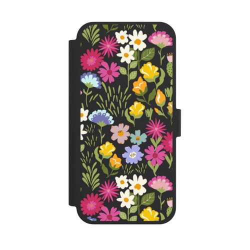 Apple iPhone 15 Plus NIVOflip Bunte Sommerblumen Transparent