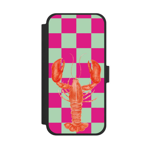 Apple iPhone 15 Plus NIVOflip Pink Checkers Lobster