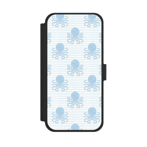 Apple iPhone 15 Plus NIVOflip Blue Watercolor Octopus