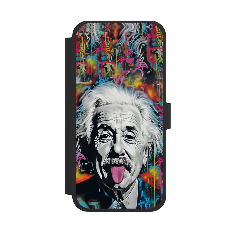 iPhone 15 Plus NIVOflip Physiker Bunte Zunge Raus