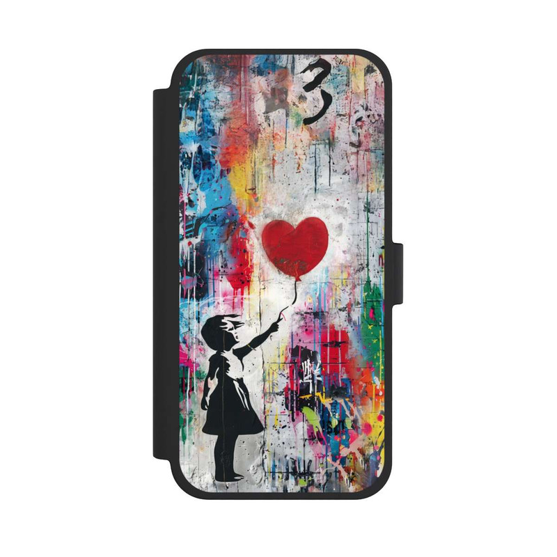 iPhone 15 Plus NIVOflip Balloon Girl Colorful