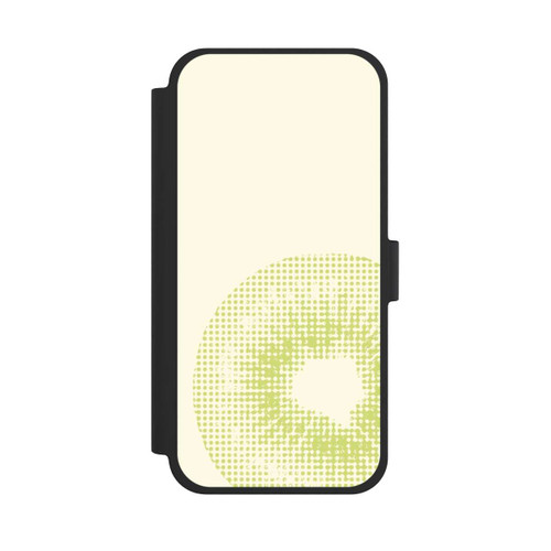 Apple iPhone 15 Plus NIVOflip Kiwi Grid Pixelkunst