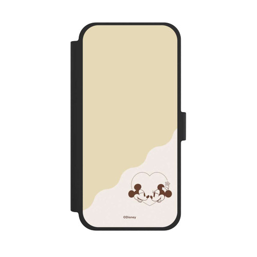 Apple iPhone 15 Plus NIVOflip Mickey and Minnie Love Heart Beige