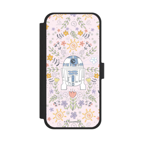Apple iPhone 15 Plus NIVOflip R2D2 Blumen Muster