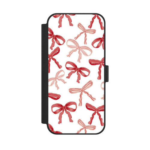 Apple iPhone 15 Plus NIVOflip Rote Schleifen Muster