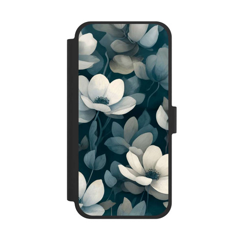 Apple iPhone 15 Plus NIVOflip Negative Flower Petrol White with AI