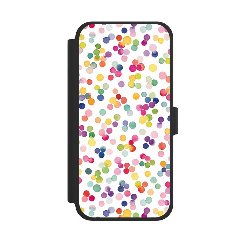 iPhone 15 Plus NIVOflip Watercolor Dots Colorful