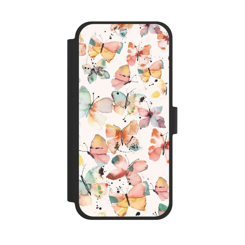 iPhone 15 Plus NIVOflip Sanfte Schmetterlinge Muster