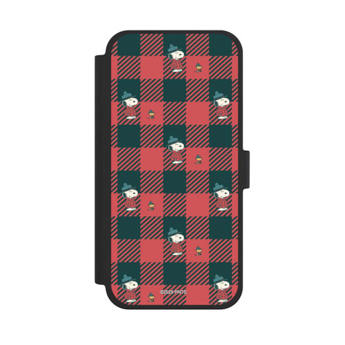 Apple iPhone 15 Plus NIVOflip Peanuts Rot Schottenmuster