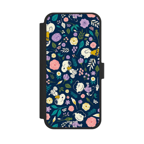 Apple iPhone 15 Plus NIVOflip Peanuts Dark Flower Pattern