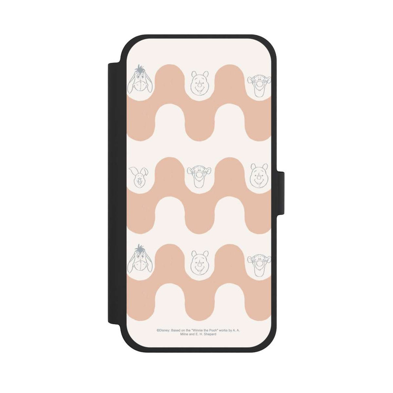 iPhone 15 Plus NIVOflip Winnie Puuh und Freunde Wellenmuster