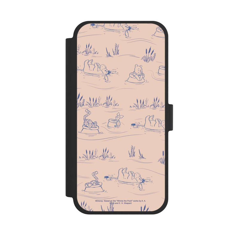 iPhone 15 Plus NIVOflip Winnie Puuh Keramik Muster Brücke Pink