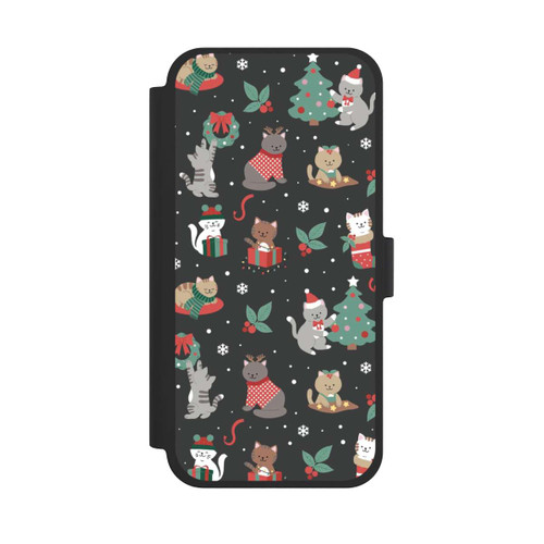 Apple iPhone 15 Plus NIVOflip Weihnachtliche Kätzchen