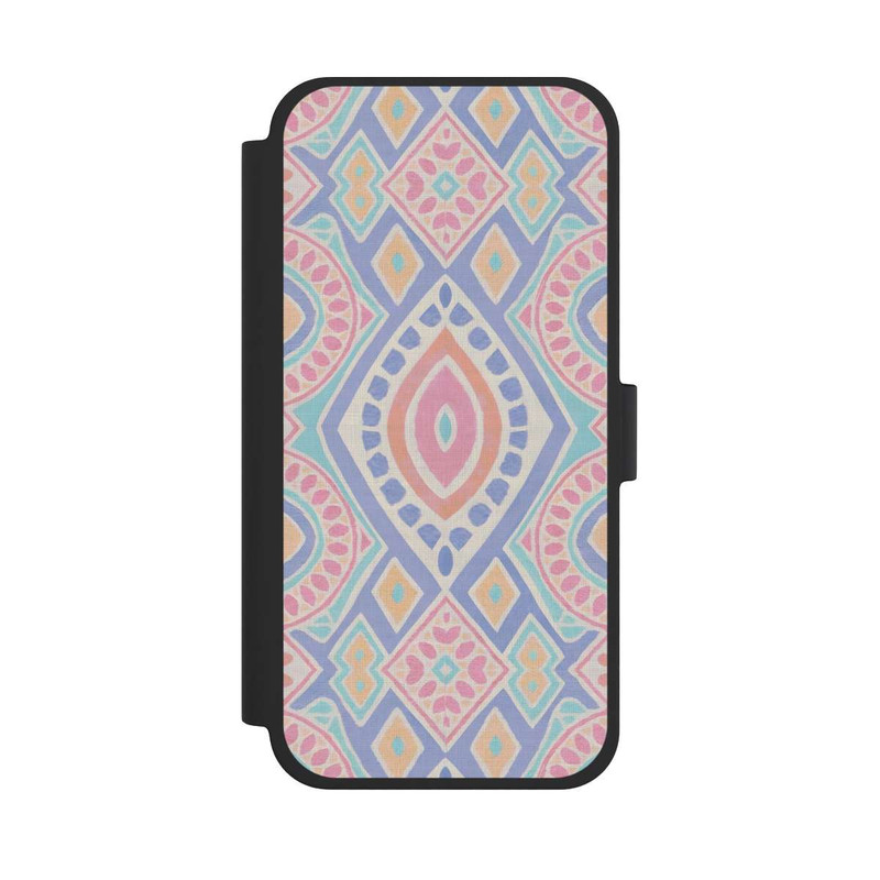 iPhone 15 Plus NIVOflip Boho Geometric Mosaic Intricate Tribal Design