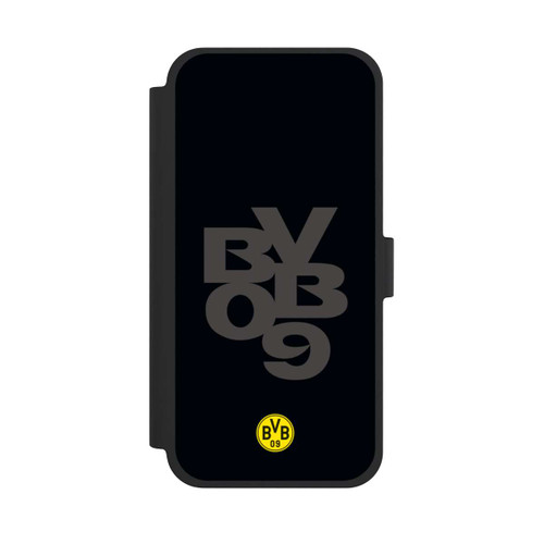Apple iPhone 15 Plus NIVOflip BVB09 Grau Schwarz