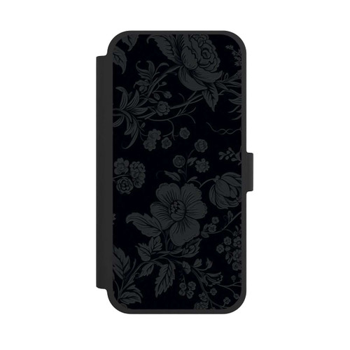 Apple iPhone 15 Plus NIVOflip Dunkle Blumen Vintageoptik
