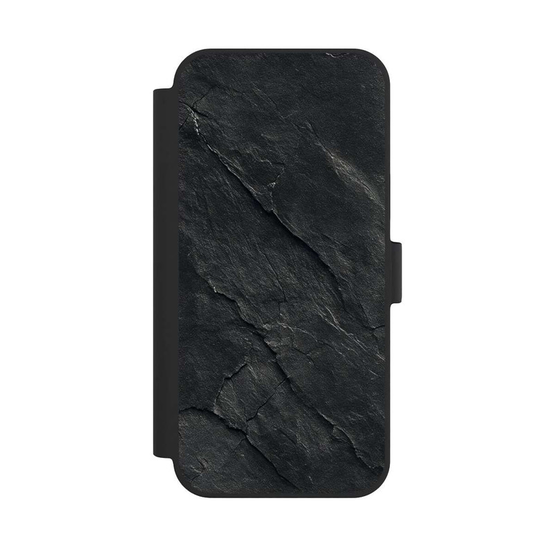 iPhone 15 Plus NIVOflip Dunkler Schiefer Look