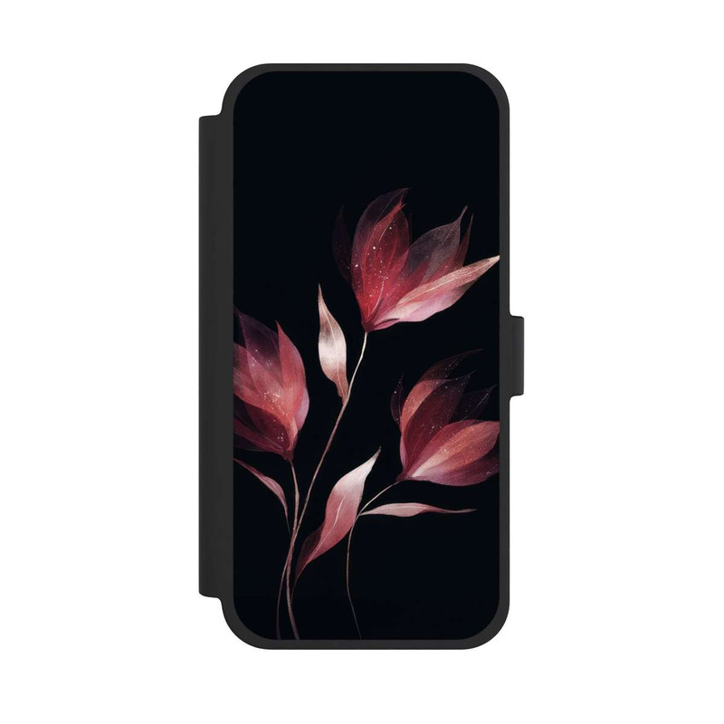 iPhone 15 Plus NIVOflip Fleur de Bourgogne Négatif