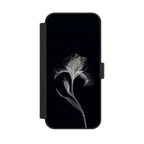 Apple iPhone 15 Plus NIVOflip Negativ Flower Grey on Black with AI