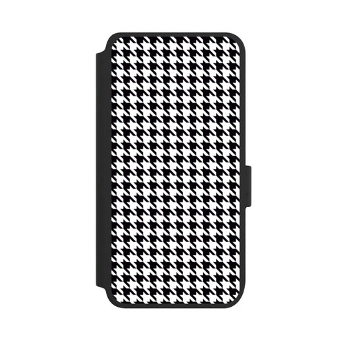 Samsung Galaxy S25 NIVOflip Houndstooth black-white