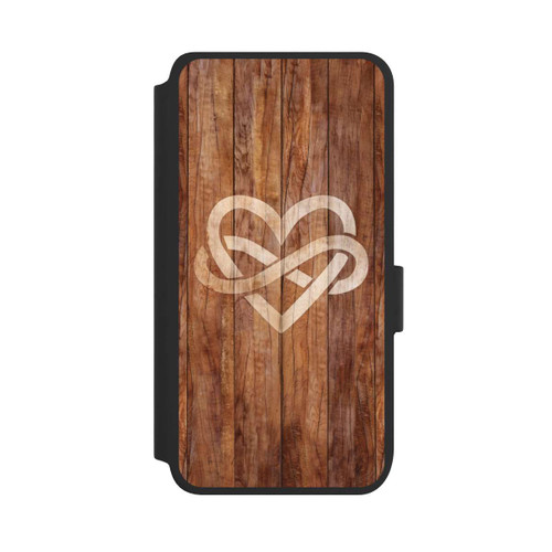 Samsung Galaxy S25 NIVOflip Heart wood