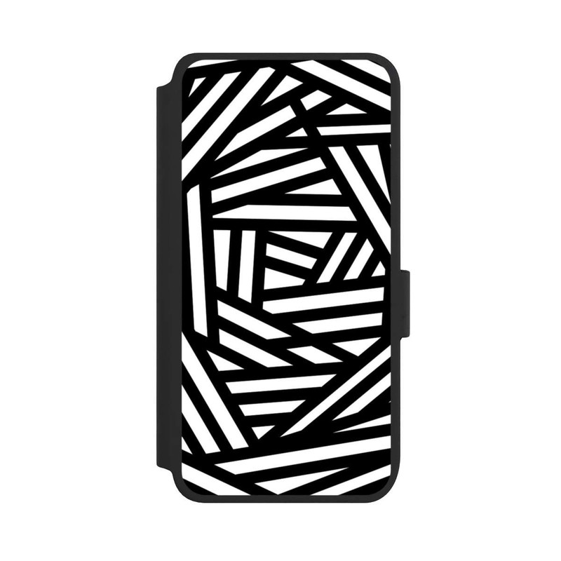 Galaxy S25 NIVOflip Einfach schwarz und weiß1