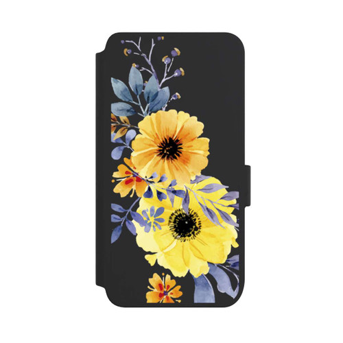Samsung Galaxy S25 NIVOflip Gelbe schwedische Blumen