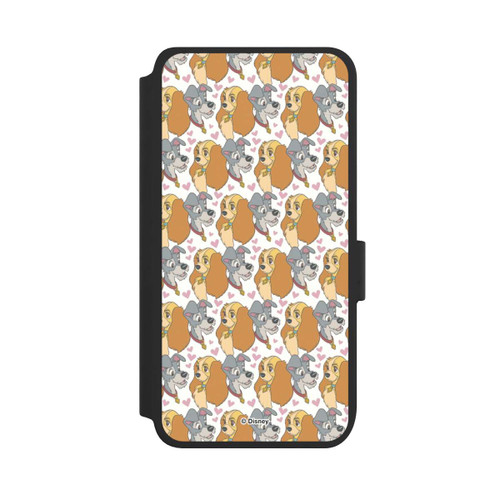 Samsung Galaxy S25 NIVOflip Susi und Strolch Muster Herzen