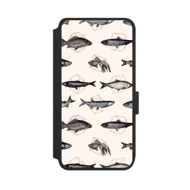 Galaxy S25 NIVOflip Fische in Geometrie