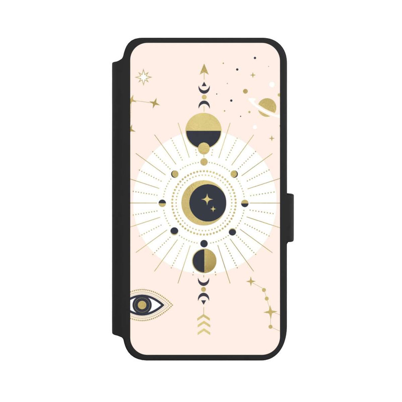 Galaxy S25 NIVOflip Abstrakter Rose-Gold-Look