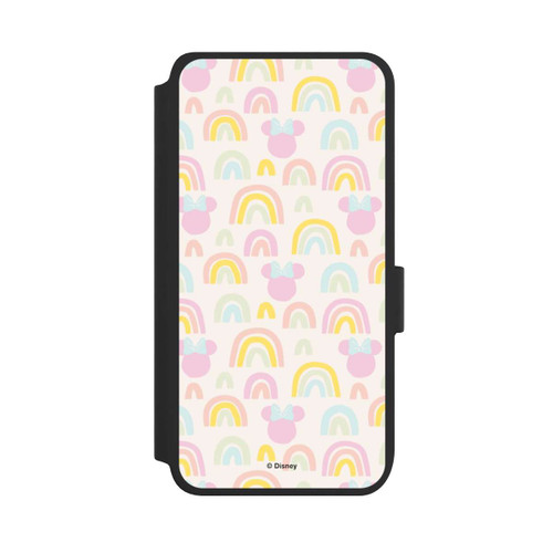 Samsung Galaxy S25 NIVOflip Minnie Regenbogen Muster