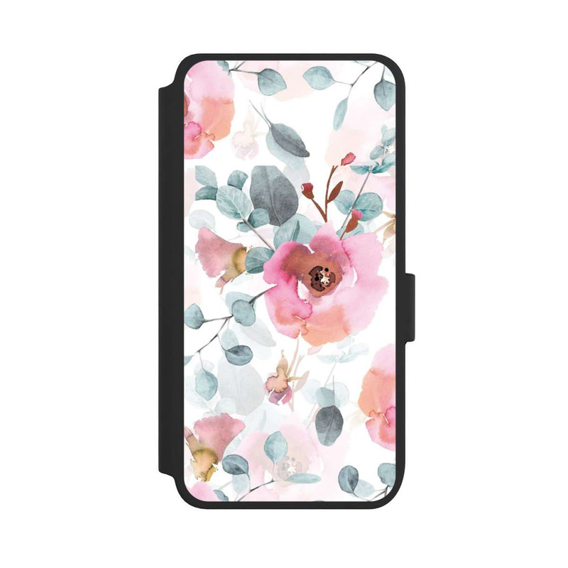 Galaxy S25 NIVOflip Aquarell Blumentapete