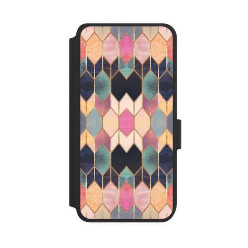 Samsung Galaxy S25 NIVOflip Bunte Glasscheibe