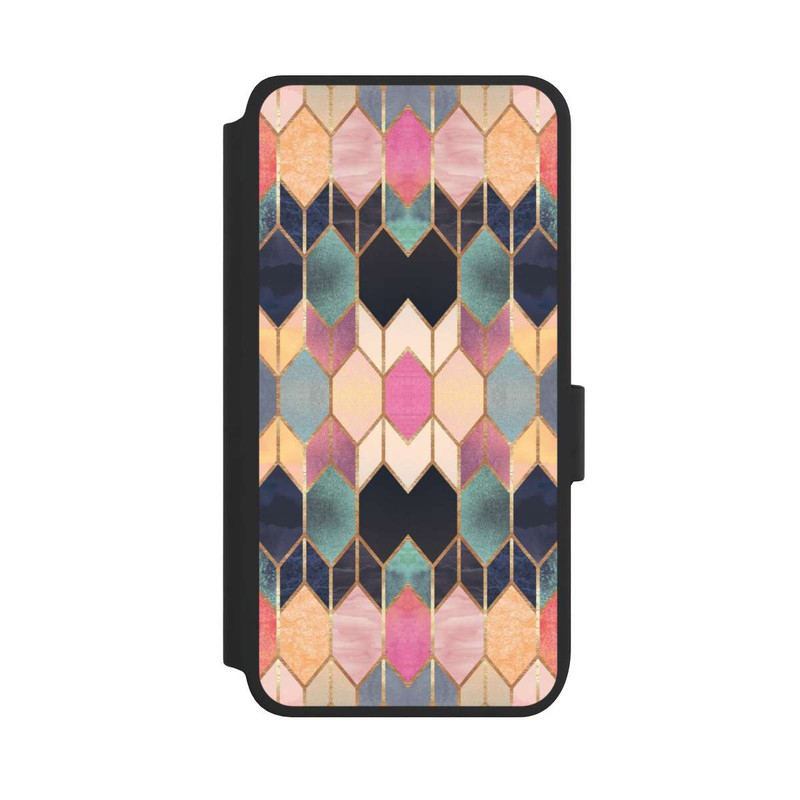 Galaxy S25 NIVOflip Bunte Glasscheibe