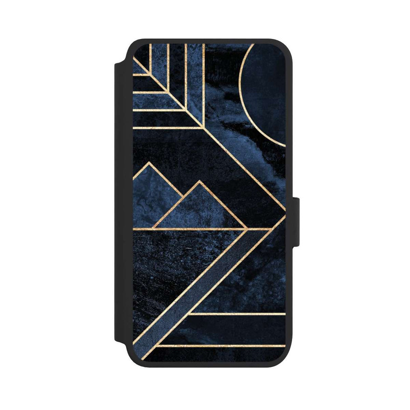 Galaxy S25 NIVOflip Moderner Golddruck