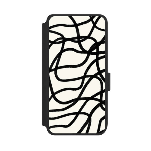 Samsung Galaxy S25 NIVOflip Schwarze Linien