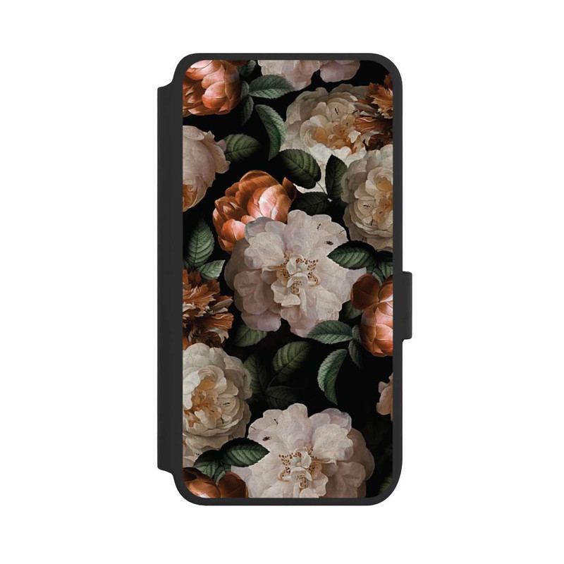 Galaxy S25 NIVOflip Tapete mit Kupferrosen