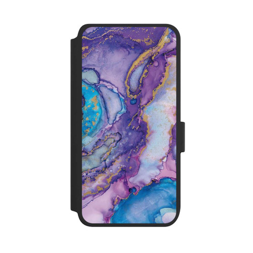 Samsung Galaxy S25 NIVOflip Strudel lila und blau