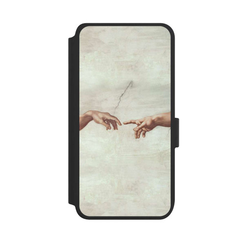 Samsung Galaxy S25 NIVOflip Die Hände von Gott und Adam von Michelangelo Buonarroti