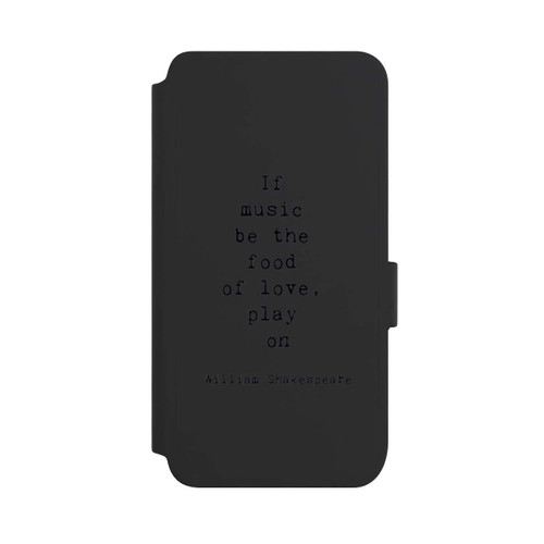 Samsung Galaxy S25 NIVOflip Shakespeare Music Food Transparent