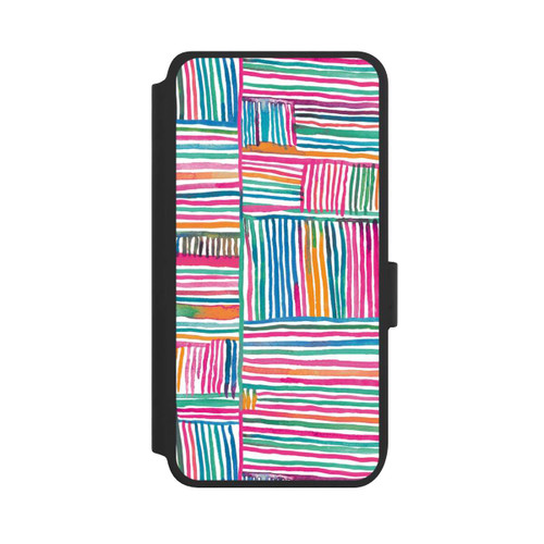 Samsung Galaxy S25 NIVOflip Aquarelllinien Entspannung