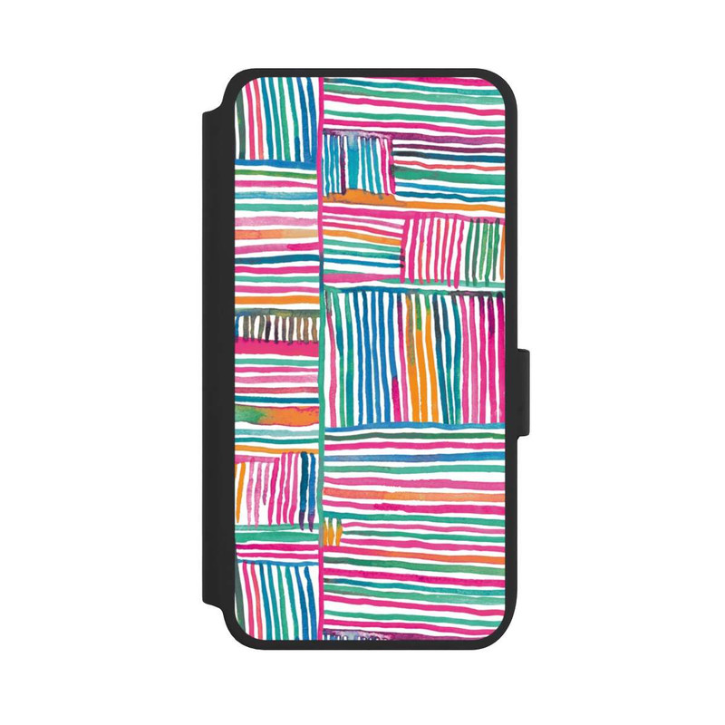 Galaxy S25 NIVOflip Aquarelllinien Entspannung