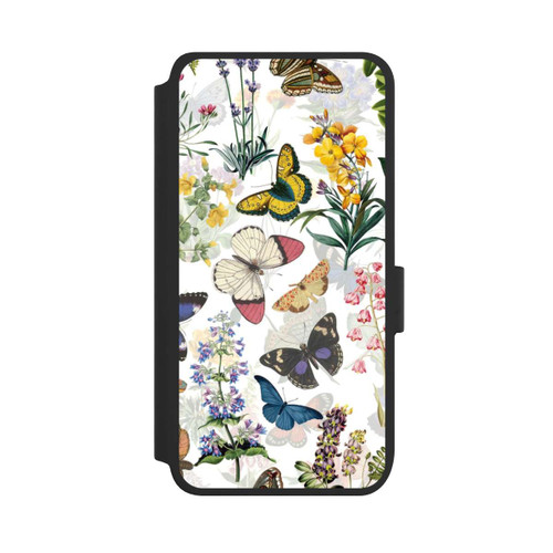Samsung Galaxy S25 NIVOflip Feldblumen und Schmetterlinge
