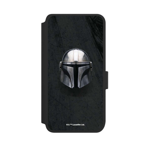 Samsung Galaxy S25 NIVOflip Schwarzer Mandalorianer Helm