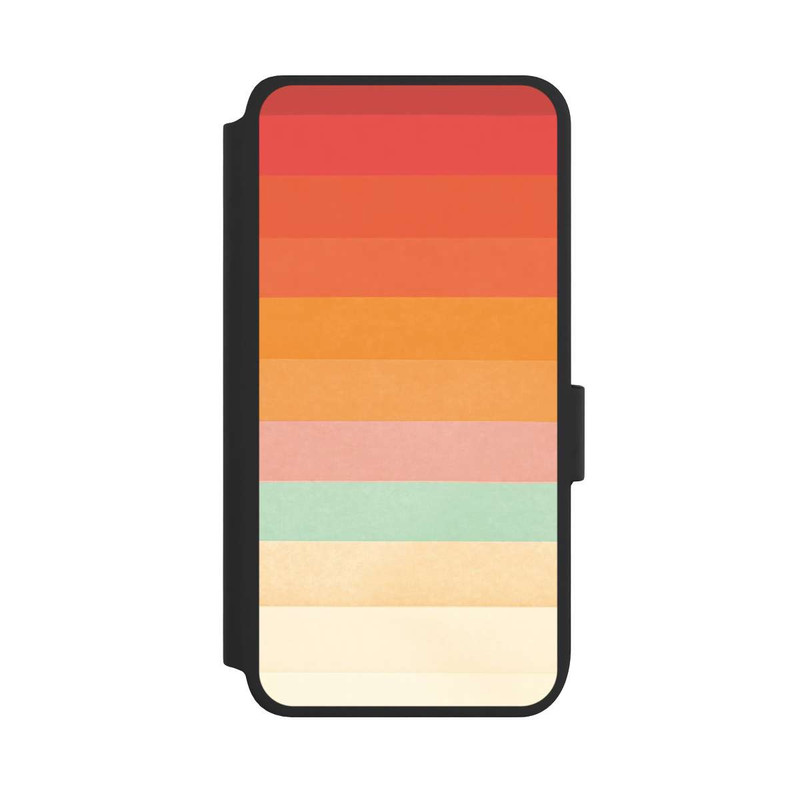 Galaxy S25 NIVOflip Regenbogen Chevrons II