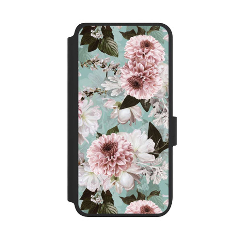Samsung Galaxy S25 NIVOflip Blumentapete Barockblau