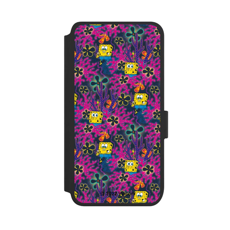 Galaxy S25 NIVOflip Spongebob - Coral Pattern